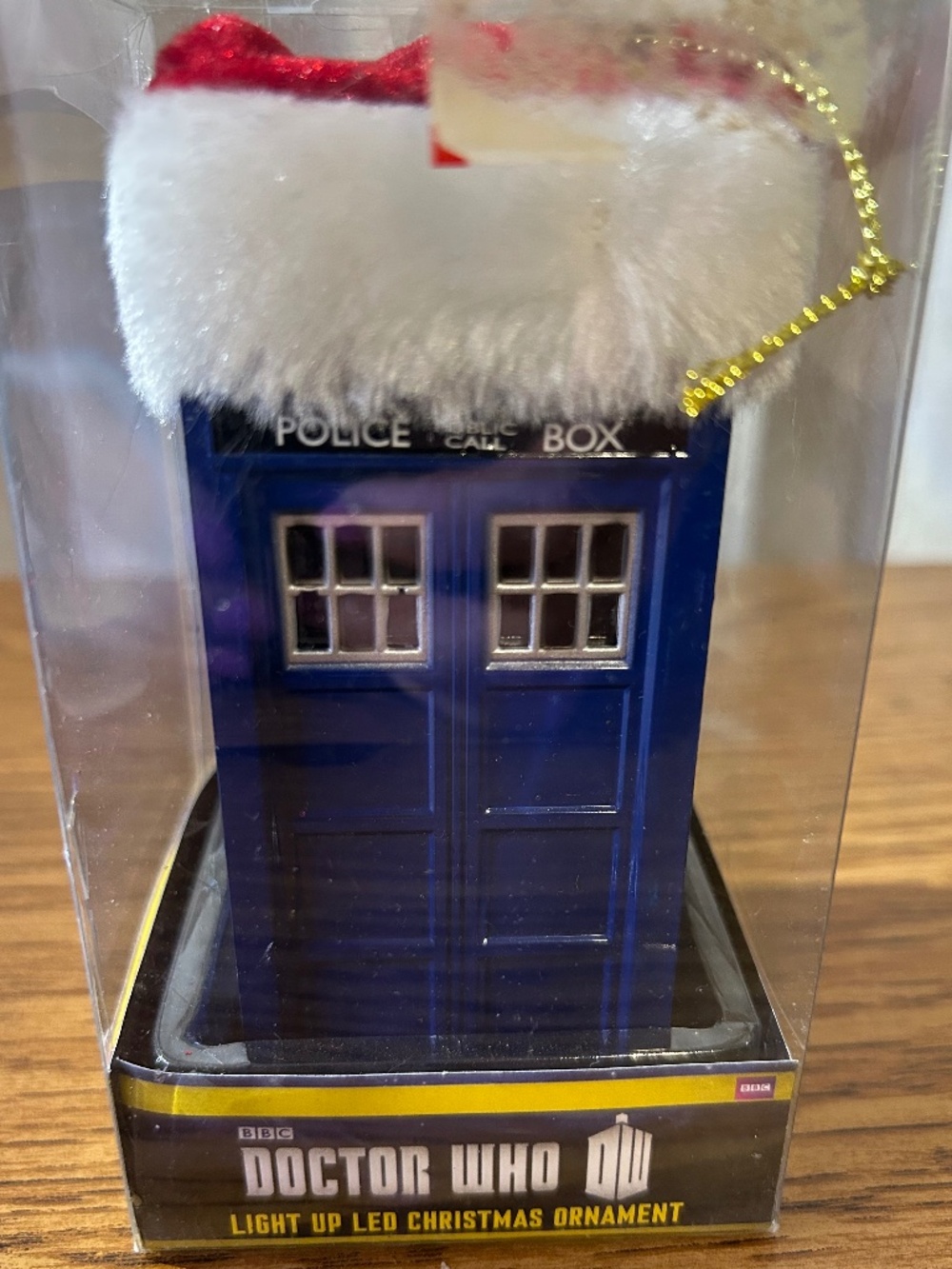 Kurt S. Adler Doctor Who TARDIS Police Box Light-Up LED Ornament 2014